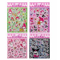 7005 Наклейки голографическая Зайка Kuromi 23.5*17.5см