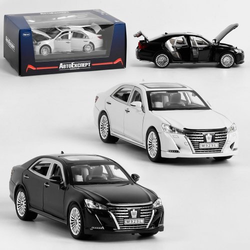 5507 EL Машина металопластик Авто Експерт TOYOTA CROWN, інерц, відкр. двері, світло, звук, в коробці