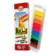 Пластилин Жираф, карт.уп., 200г., 10  цв
