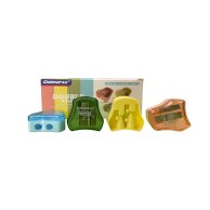 140-DMS Точилка пластик двойная с контейнером