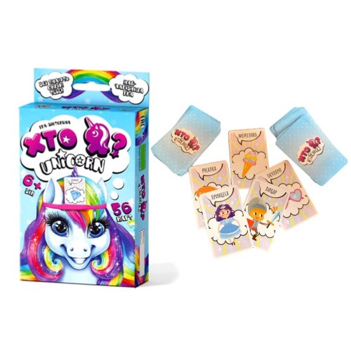 Настільна гра Хто я? Unicorn Danko Toys