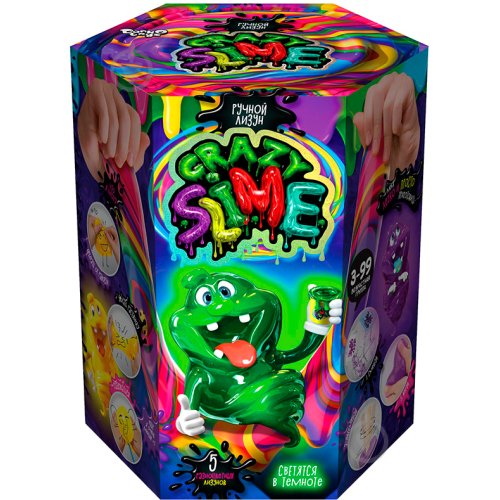 Набір для проведення дослідів  Crazy Slime в тубе