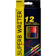 4110-12CB Олівці кол 12 шт 24 кол двухстороні  Super Writer Marco