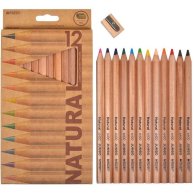 6400-12СВ Олівці 12 цвет товсті з тоил Natural-Cedarlite Marco