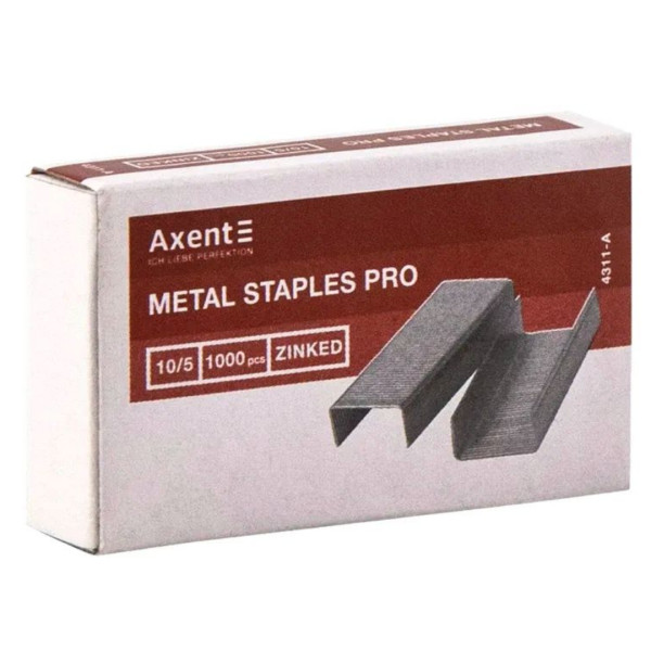 4311-A Скоби для степлера  Axent Pro, №10/5, 1000