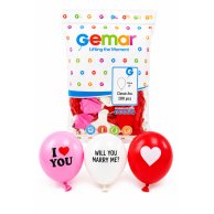 991961 Шарики воздушные 12  ILove 100 шт Gemar
