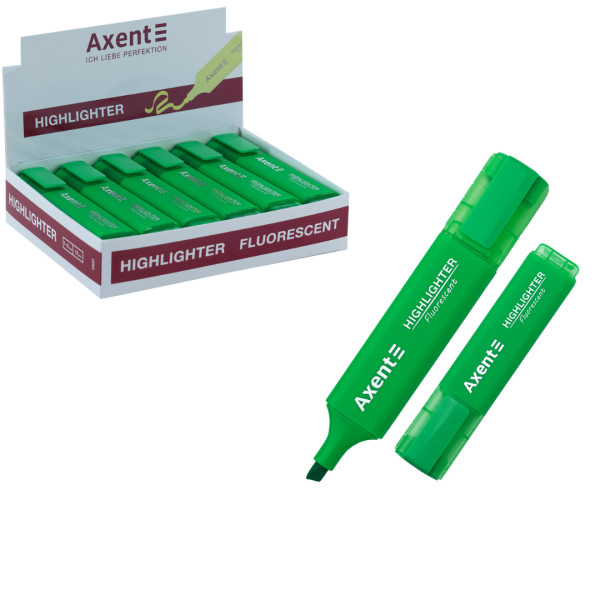 2537-04-10-А Маркер, зелений Highlighter