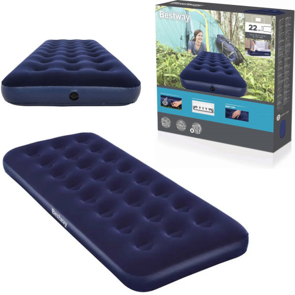 67000  Intex Велюр матрас  185*76*22см,