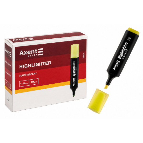 2501-08-04-12-10 Маркер  Highlighter 1-5мм клиноп
