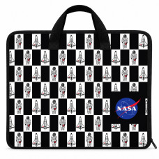 21-202 NS Папка- портфель на блискавці 1 відділення А4 Nasa