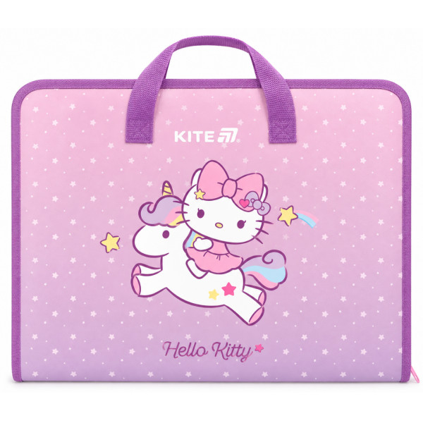 25-202-1 HK Папка- портфель на блискавці 1 відділення А4 Kite